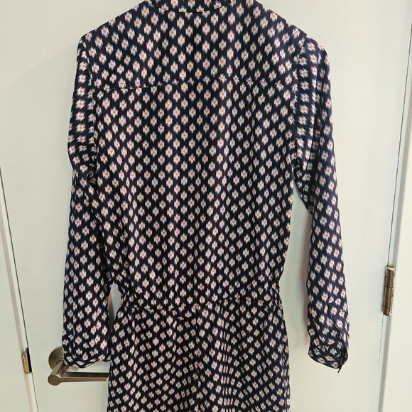 Long-sleeved Navy Blue Michael Kors Romper - Picture 6 of 8